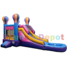 Compact Combo Balloon Bouncer With Pool