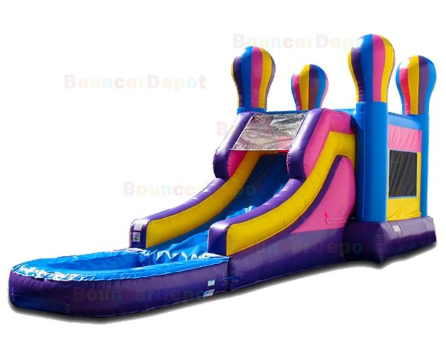 Compact Combo Balloon Bouncer With Pool