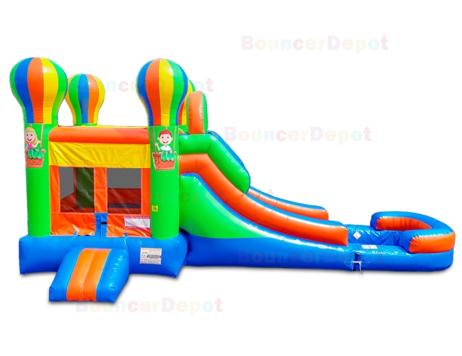 Compact Combo Balloon With Water Slide