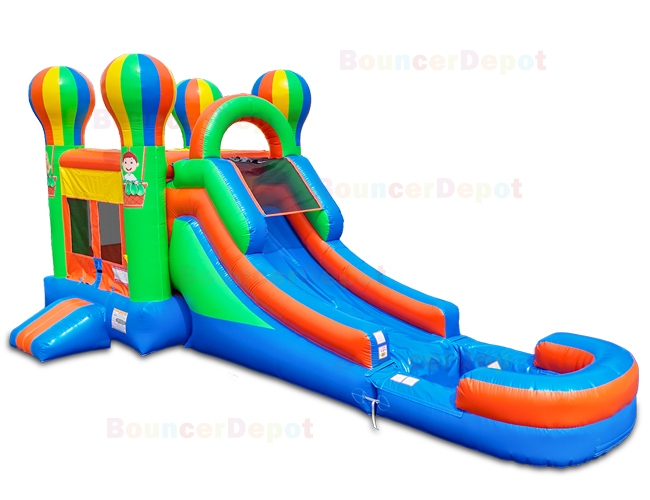 Compact Combo Balloon With Water Slide