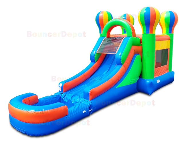 Compact Combo Balloon With Water Slide