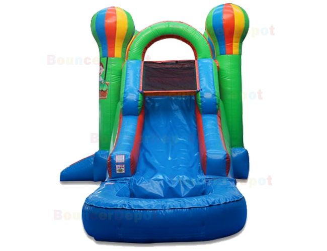 Compact Combo Balloon With Water Slide