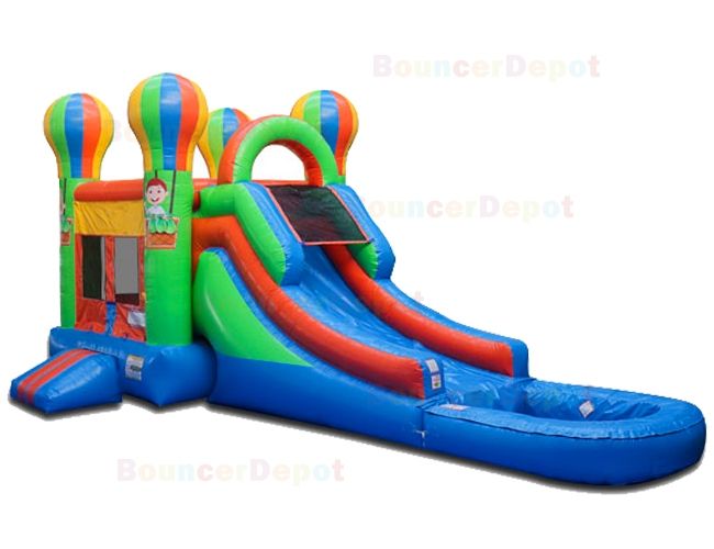 Compact Combo Balloon With Water Slide