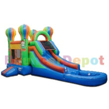 Compact Combo Balloon With Water Slide