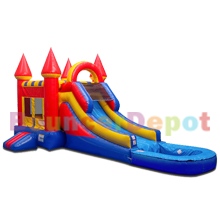 Combo Castle Jumper With Pool And Slide