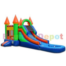 Wet Dry Castle Combo Bounce House