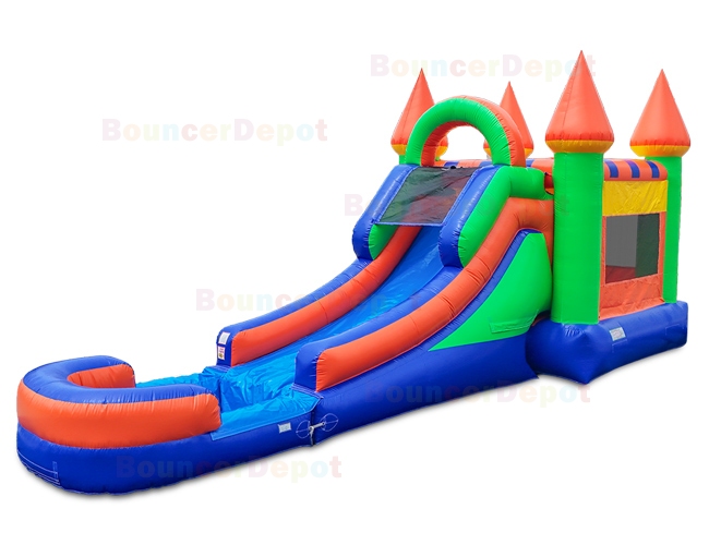 Wet Dry Castle Combo Bounce House