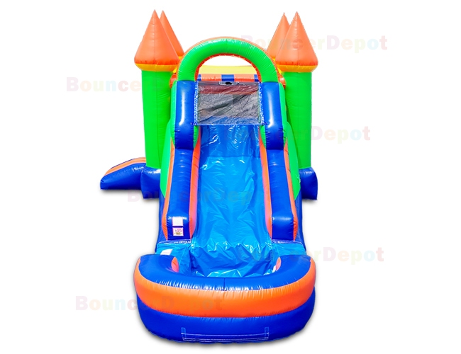 Wet Dry Castle Combo Bounce House