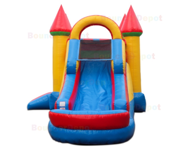 Bright Compact Castle Combo Jump House