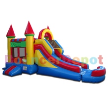 Bright Compact Castle Combo Jump House
