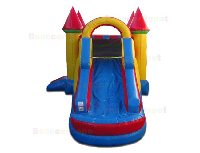 Bright Compact Castle Combo Jump House