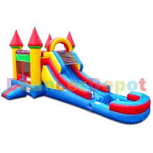 Bright Wet n Dry Compact Castle Combo Jump House