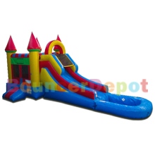 Bright Wet n Dry Compact Castle Combo Jump House