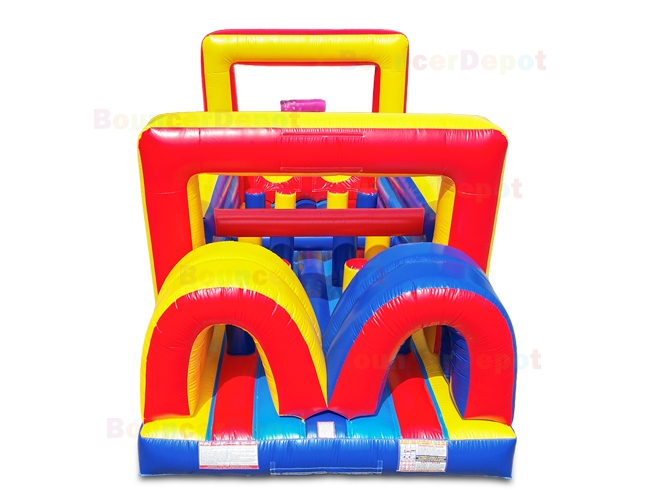 27 Feet Rainbow Inflatable Obstacle Course