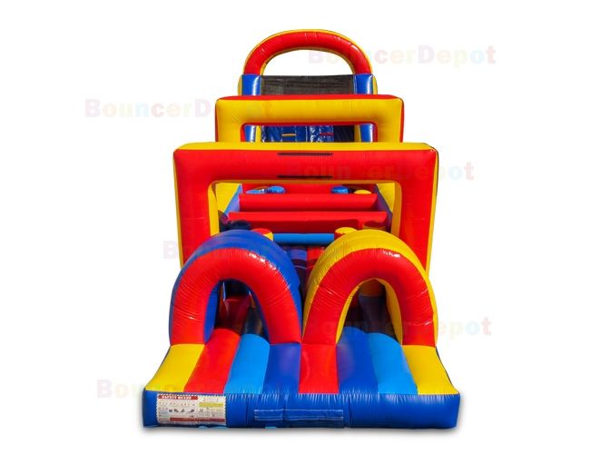 Inflatable Obstacle Course With Pool