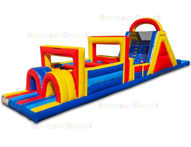 Inflatable Obstacle Course With Pool