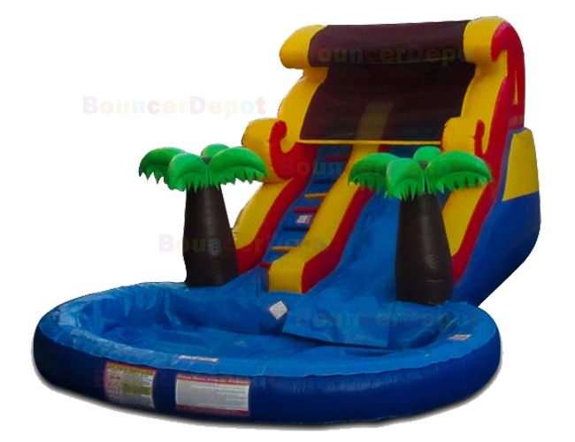 10 Ft Commercial Grade Compact Water Slide