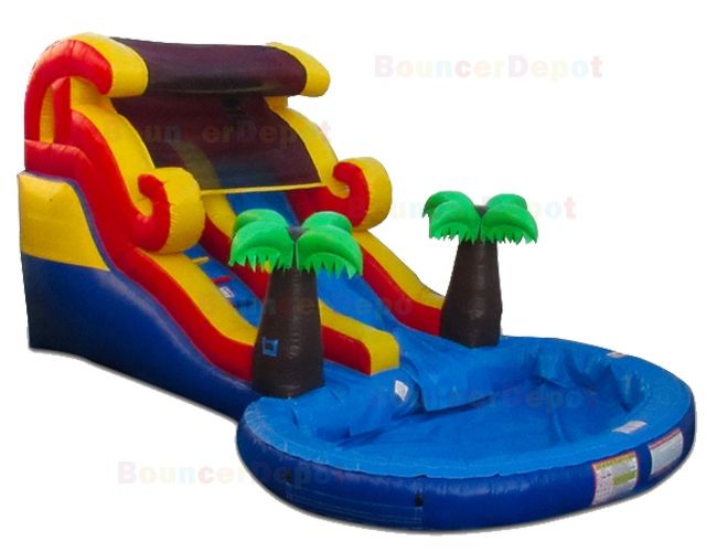 10 Ft Commercial Grade Compact Water Slide