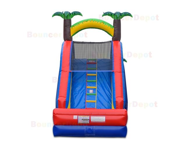 Palm Tree Tropical Inflatable Pool Slide