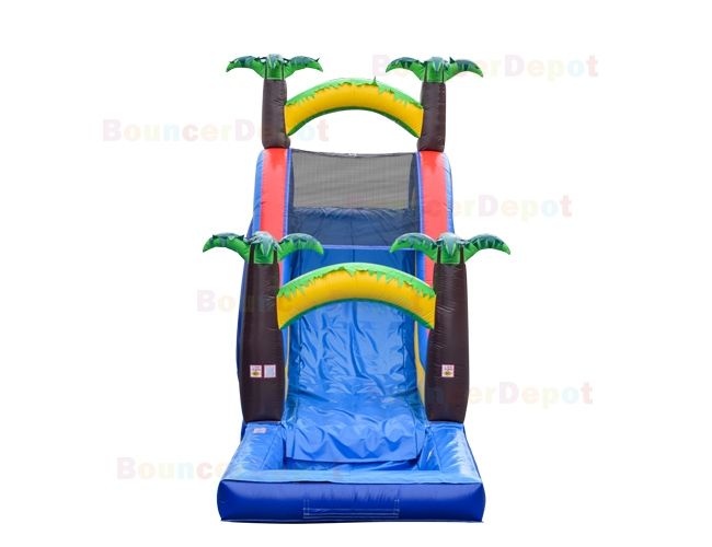 Palm Tree Tropical Inflatable Pool Slide