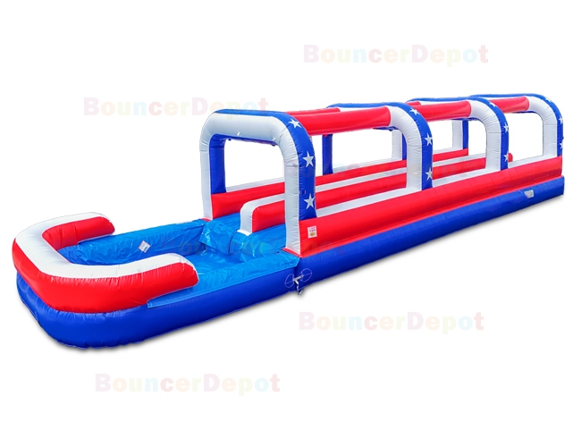 2 Lane All American Inflatable Slip N Splash