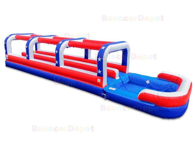 2 Lane All American Inflatable Slip N Splash