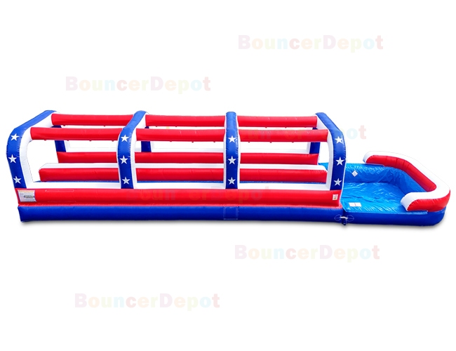 2 Lane All American Inflatable Slip N Splash