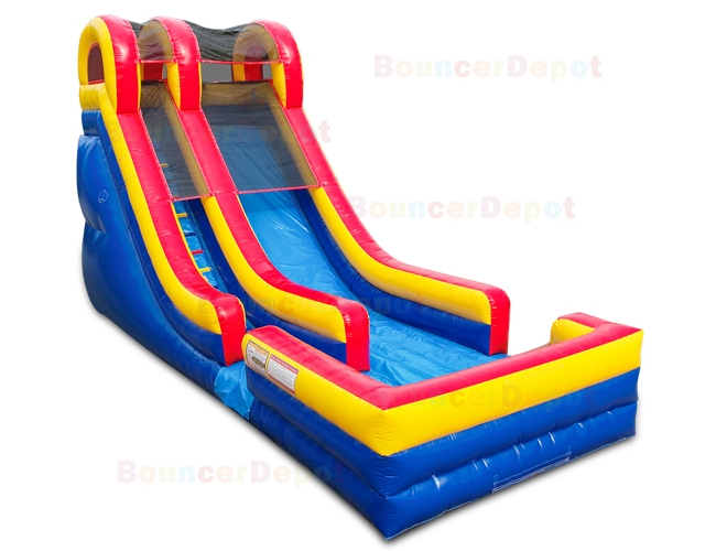 18 Feet Splash Water Slides For Sale