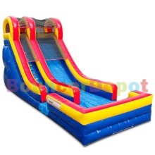18 Feet Splash Water Slides For Sale