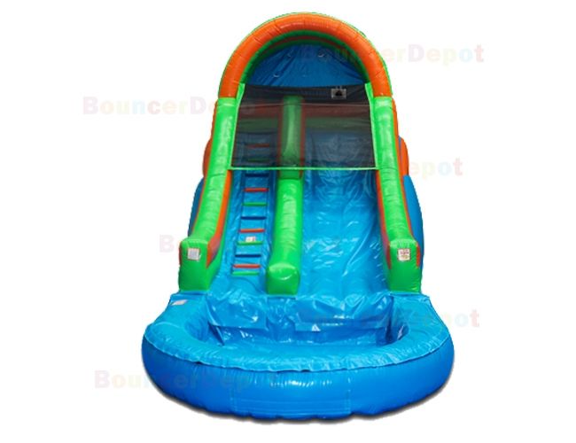 16 Feet Front Load Inflatable Water Slide