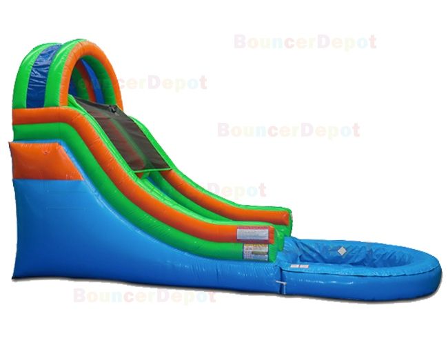 16 Feet Front Load Inflatable Water Slide