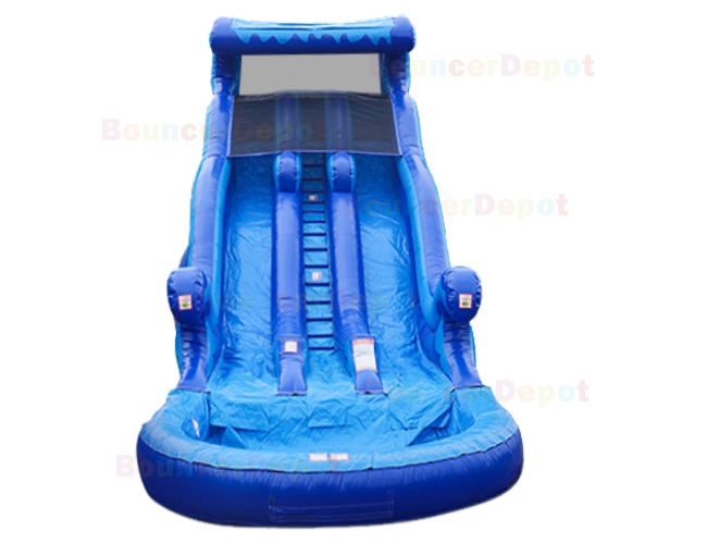 20 Feet Double Lane Commercial Inflatable Water Slide