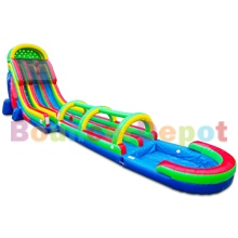 22 Ft Double Lane Slide And Slip N Splash