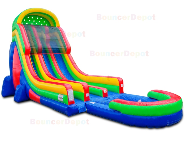 22 Ft Double Lane Water Slide