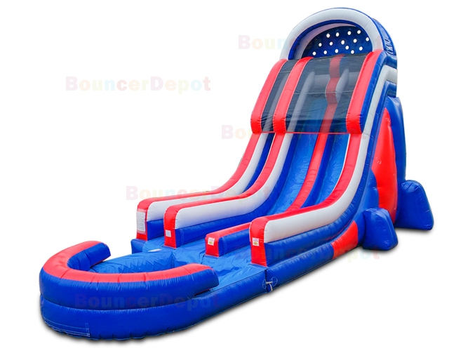 All American Double Lane Water Slide