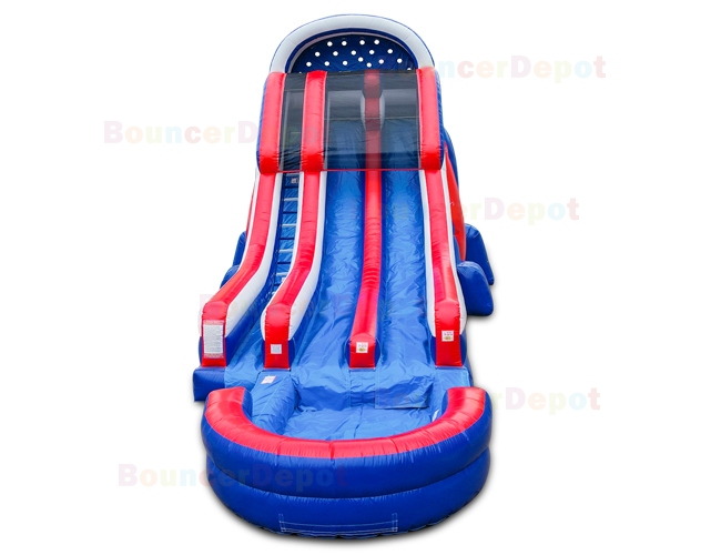 All American Double Lane Water Slide