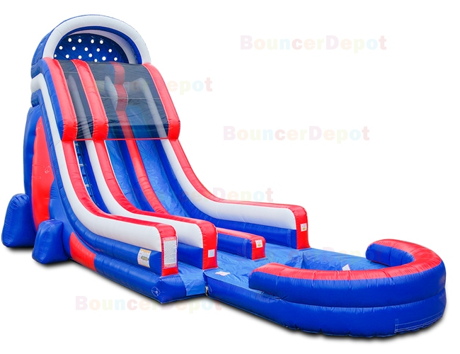 All American Double Lane Water Slide