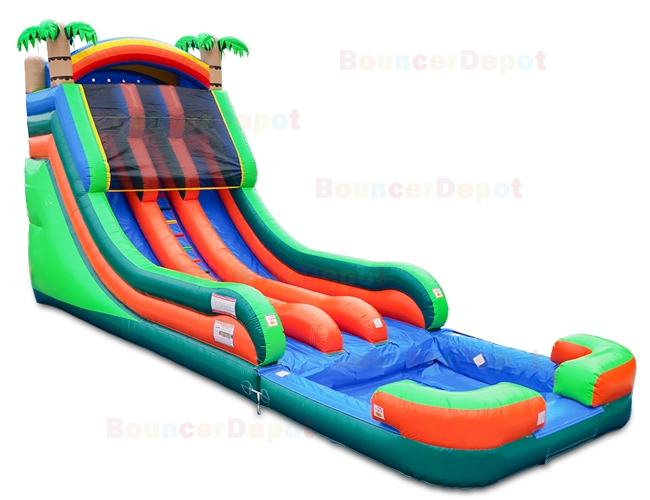 18 Ft Tropical Wet/Dry  Slide