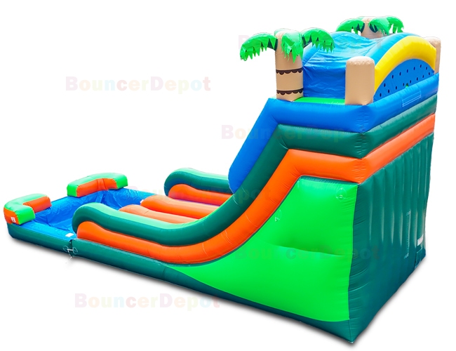 18 Ft Tropical Wet/Dry  Slide