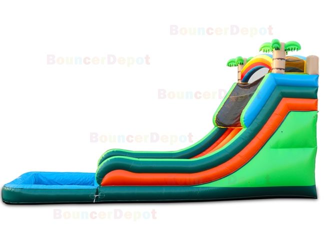 18 Ft Tropical Water Slide