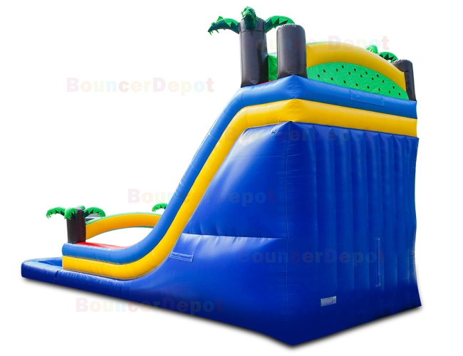 21 Ft Front Load Tropical Water Slide