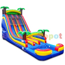 21 Ft Front Load Tropical Water Slide