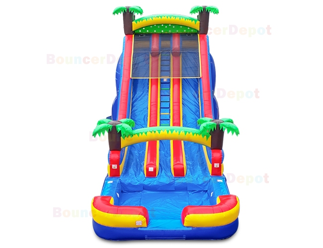 21 Ft Front Load Tropical Water Slide