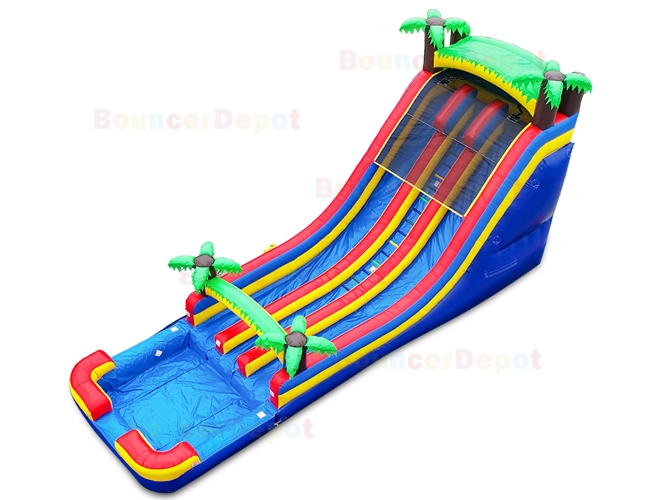 21 Ft Front Load Tropical Water Slide