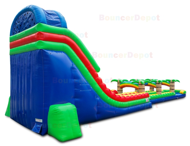 22 Ft Tropical Wave Water Slide Combo