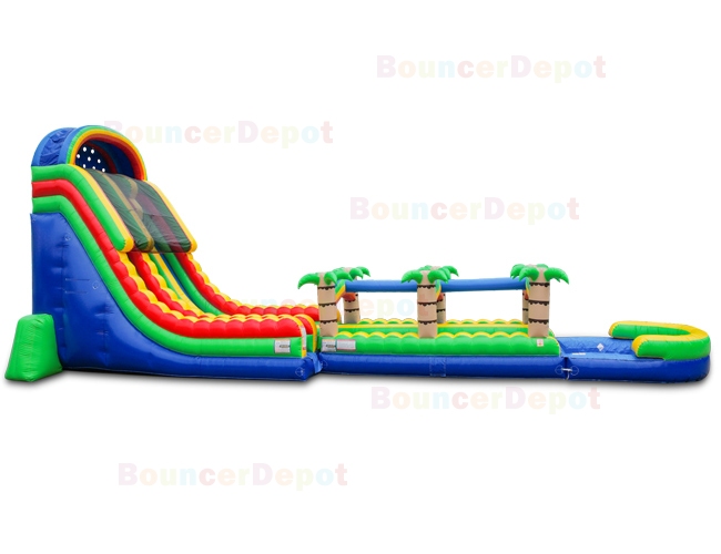 22 Ft Tropical Wave Water Slide Combo