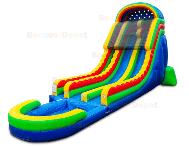 22 Ft Tropical Wave Water Slide