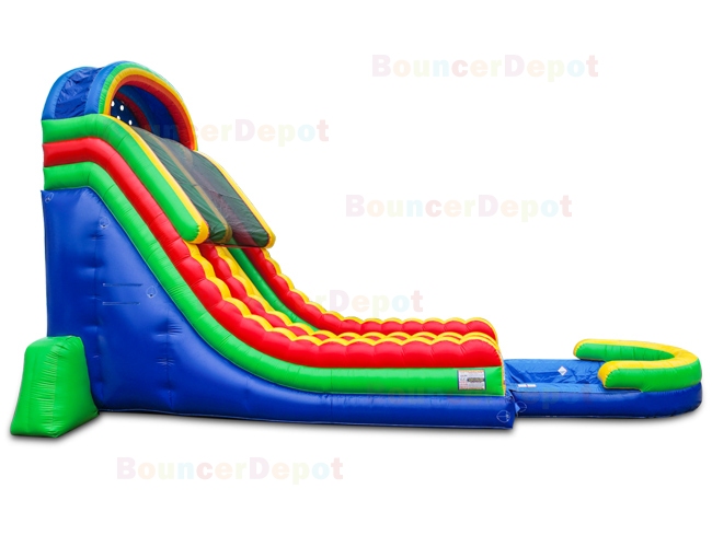 22 Ft Tropical Wave Water Slide