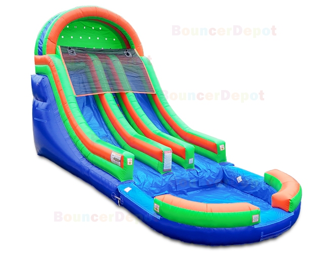 16 Feet Double Lane Commercial Slide