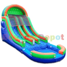16 Feet Double Lane Commercial Slide